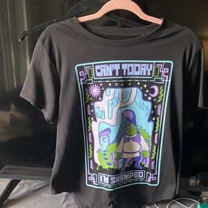 Dreamworks Shrek Black T-Shirt with Colorful Graphic